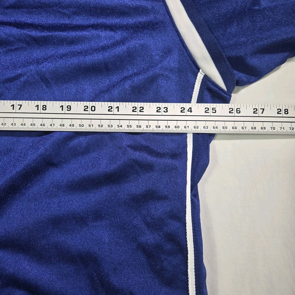 Adidas Team Buttom Up Track Basketball Warm Up Mens Size XLarge Blue Polyester - Picture 8 of 10